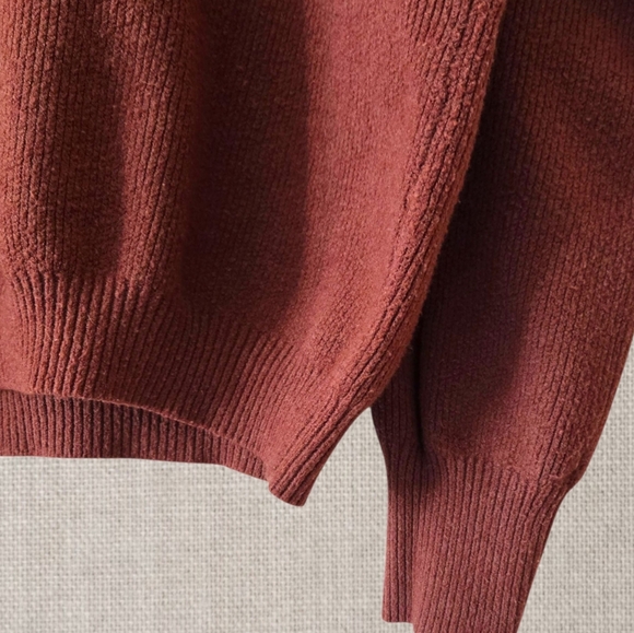 Lulu's Rust Fall Sweater - Picture 4 of 9